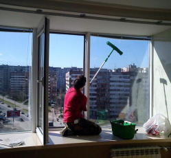 Мытье окон в однокомнатной квартире Междуреченский